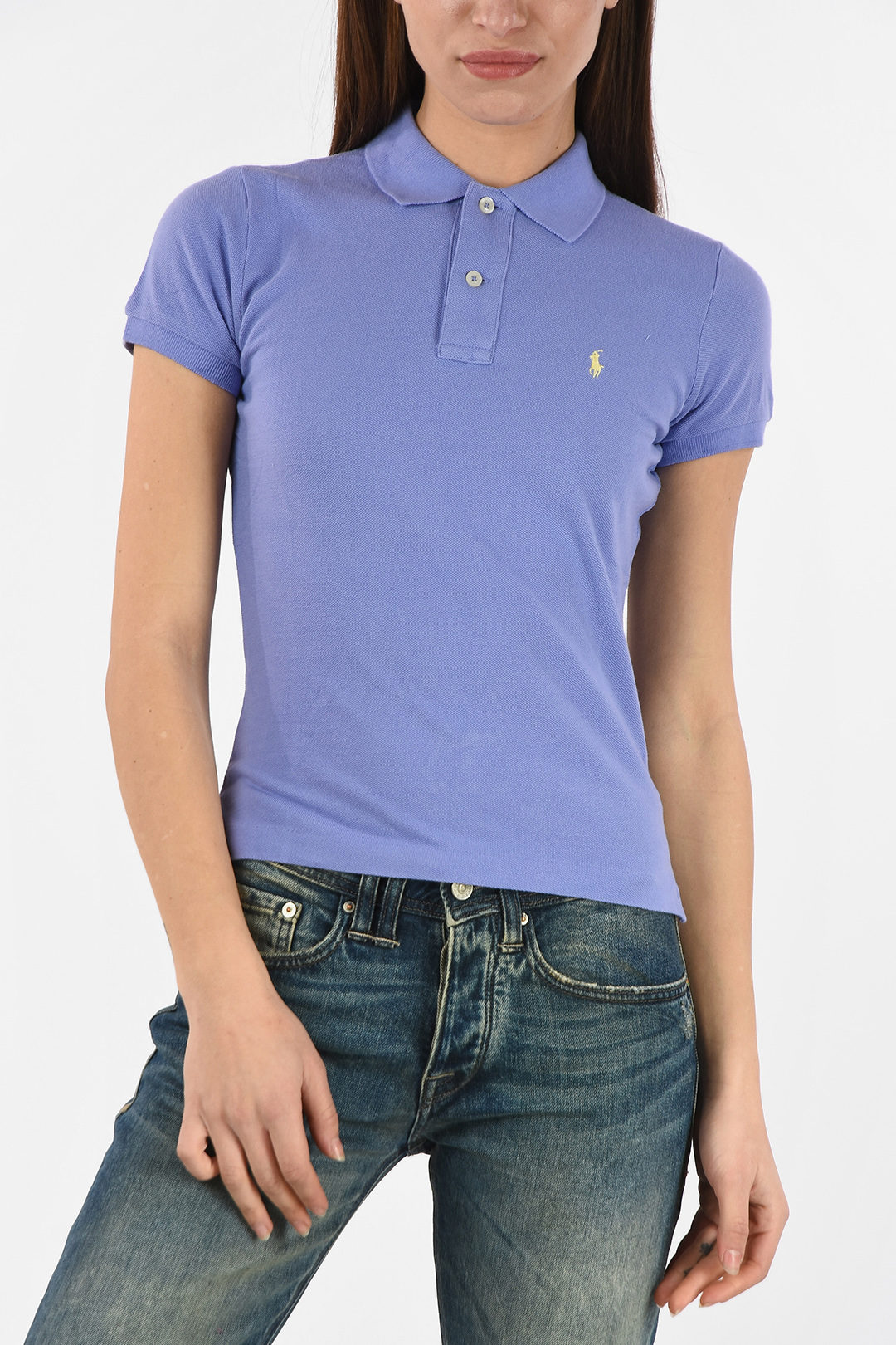 Polo Ralph Lauren Pique Skinny Fit 2 Button Polo women - Glamood Outlet