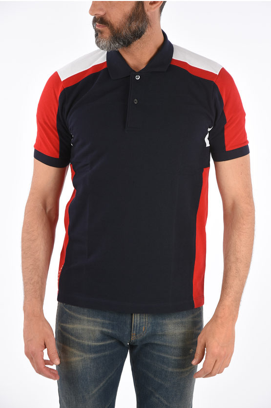 Prada piquÃ¨ cotton 2 button polo shirt men - Glamood Outlet