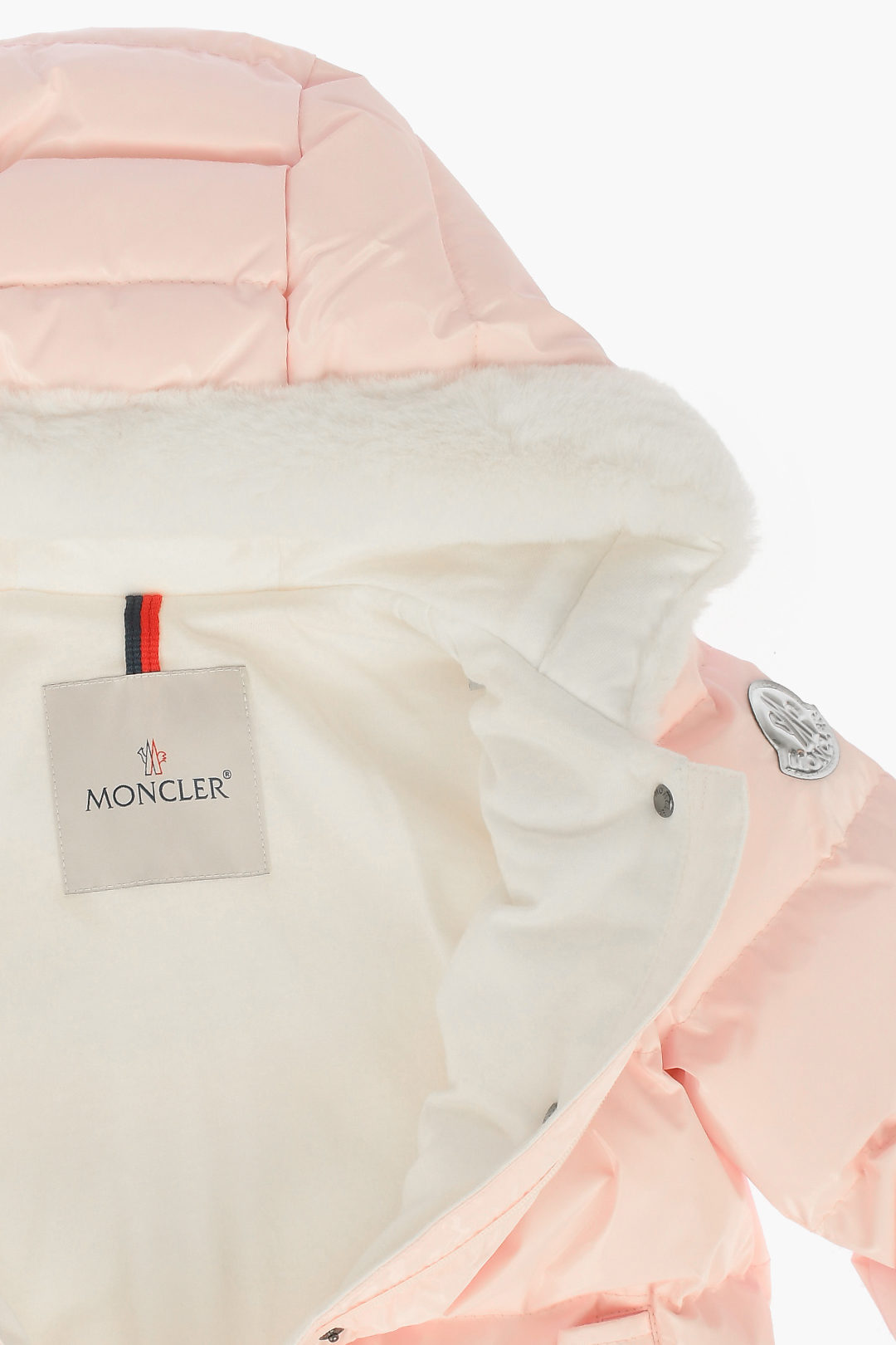 Moncler Kids Piumino Lungo con Cappuccio bambina Glamood Outlet