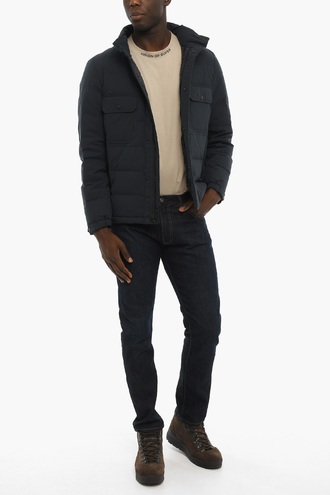 White Mountaineering GORETEX Giubbotto Utility Fantasia Military con  Cappuccio uomo - Glamood Outlet