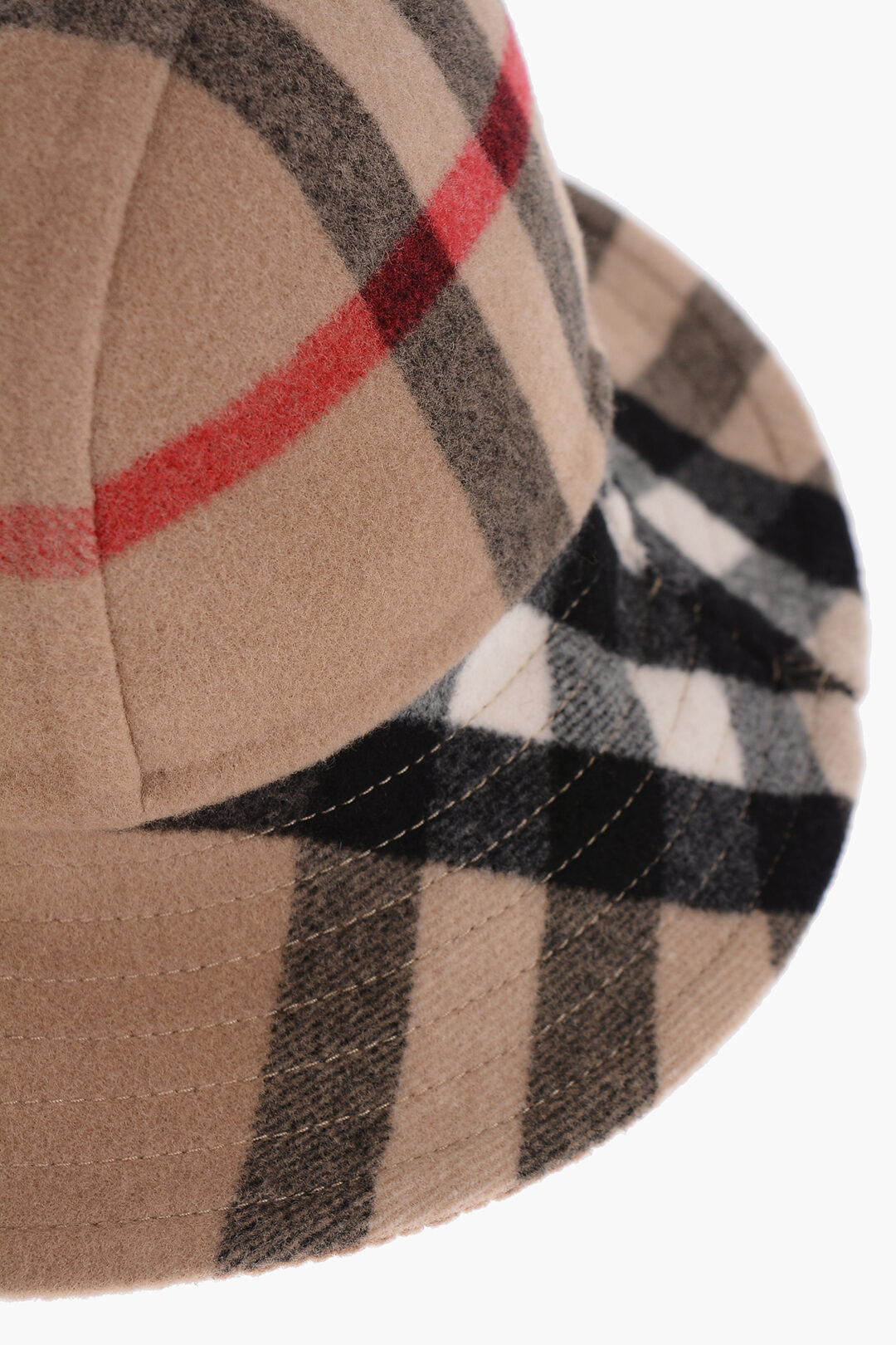Burberry Plaid Checked Wool SUPERNOVA Bucket Hat women  display picture 1