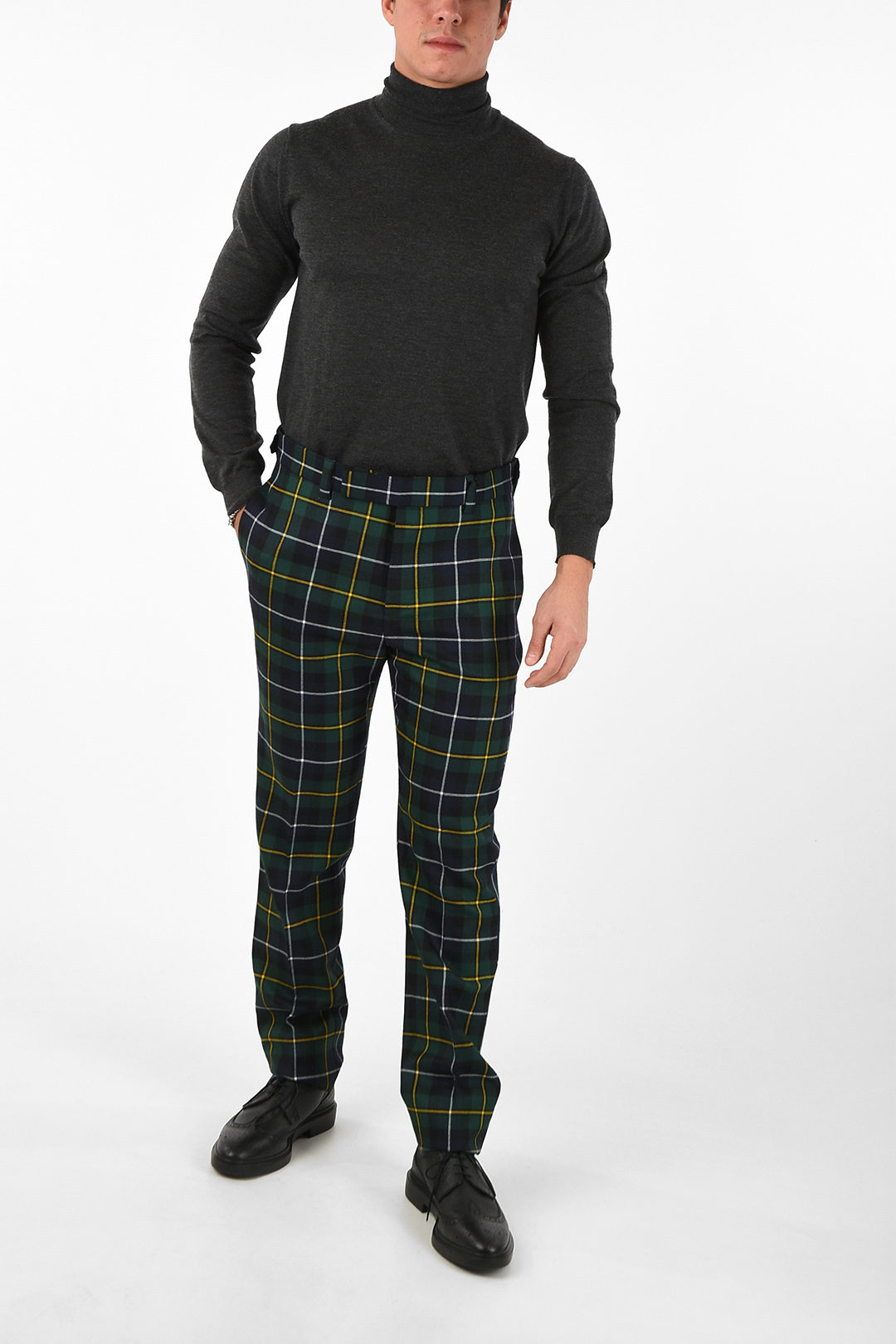 Versace hot sale plaid pants