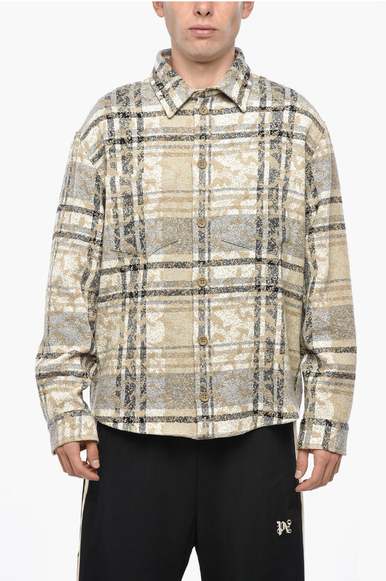 Plaid Motif Cotton … - image