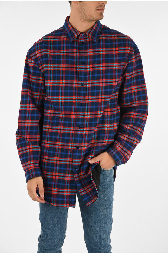 balenciaga plaid shirt