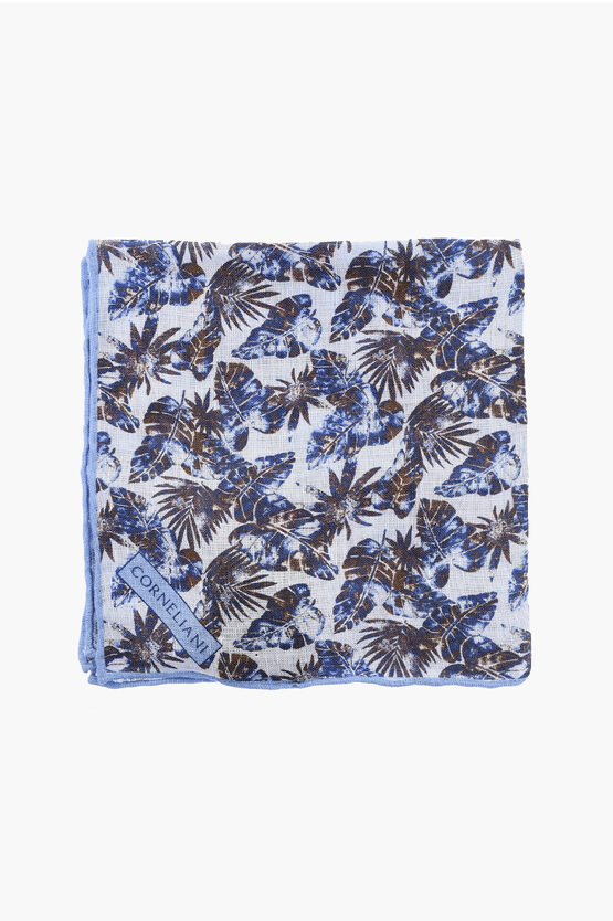 Plant Motif Linen P… - image
