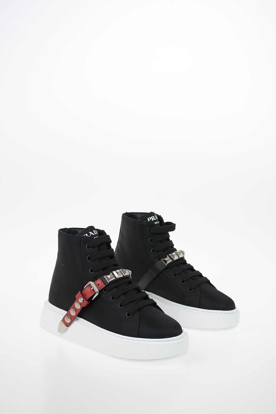 Prada Platform Sneakers with Studs women - Glamood Outlet
