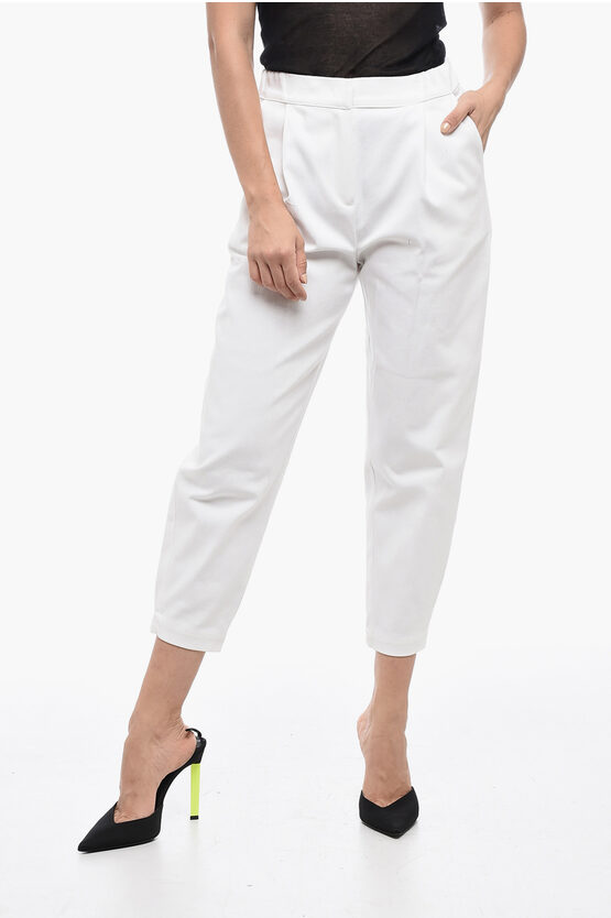 EDRA PLEATED CROPPED PANTS 