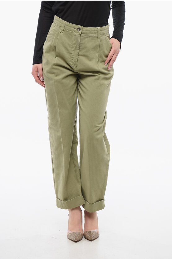 Etro Pleated Cropped Pants