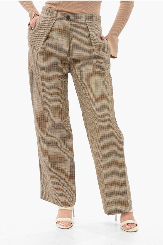Acne Studios Pleated Cropped Pants
