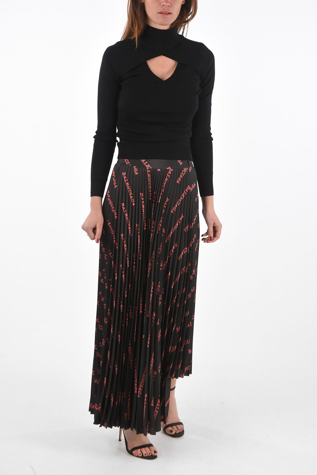 【バレンシアガ】 Skirts - Pleated Skirts スカート Balenciaga Pleated Skirt with Side Zip women - Glamood Outlet