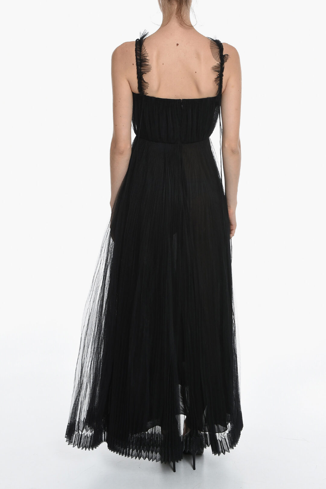 Dior black tulle dress best sale