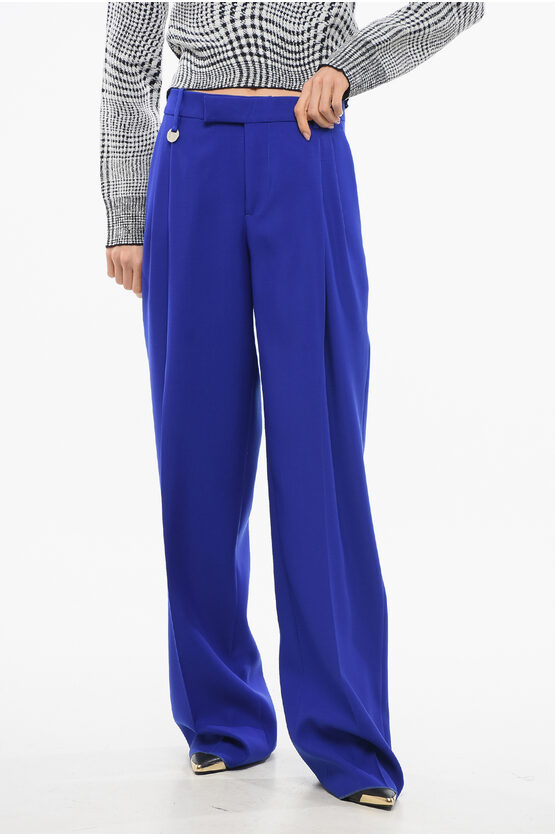 Pleated Wide-leg Pants