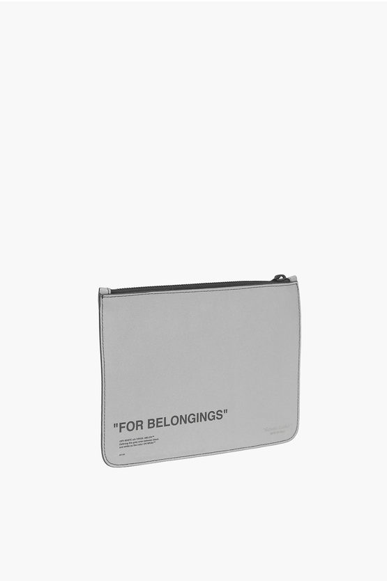 Off-White pochette in pelle uomo - Glamood Outlet