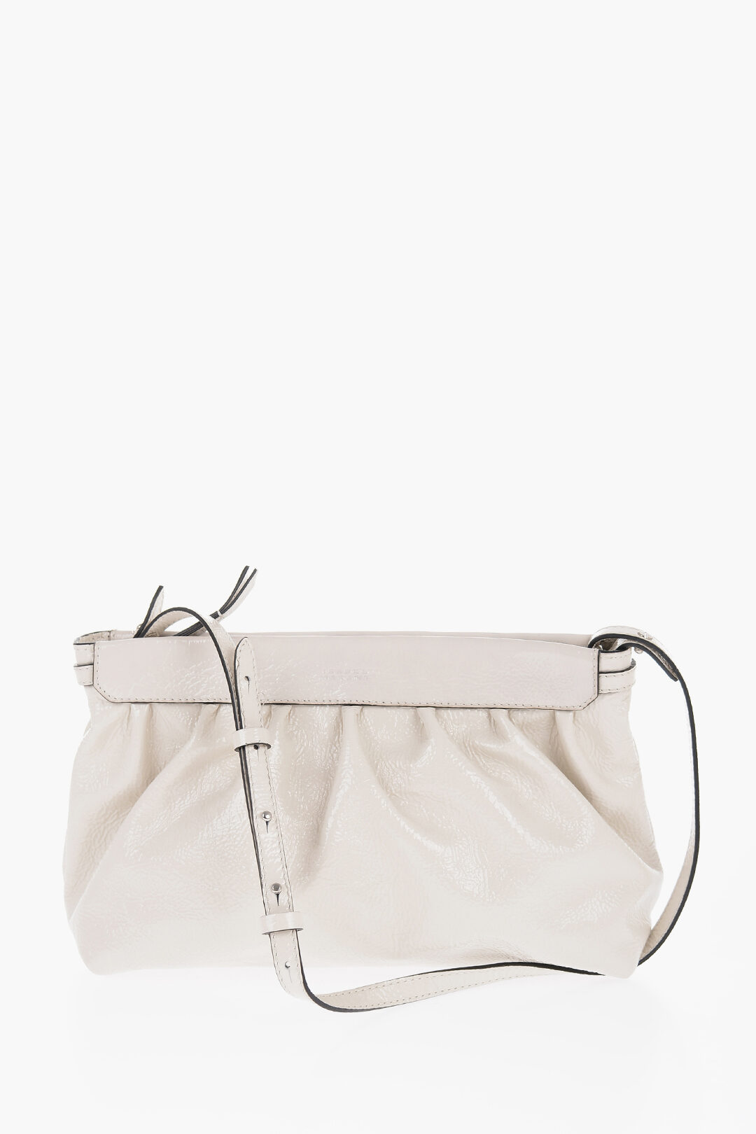 Isabel Marant Pochette LUZ in Vernice con Tracolla Removibile
