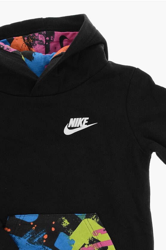 Pocket Front and Inner Printed Sweatshirt