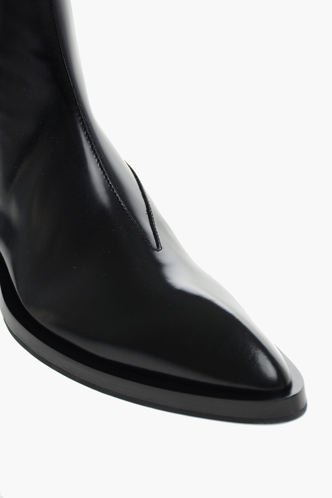 Almond Toe Point Chelsea Boots Jil Sander Point Toe Leather