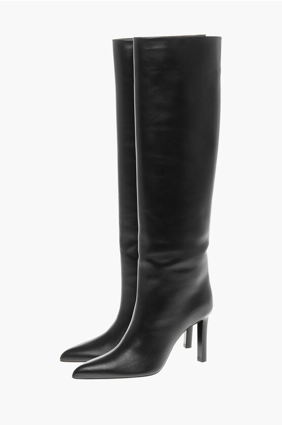 Saint Laurent Point Toe VANITY Boots with Stiletto Heel 10cm women ...