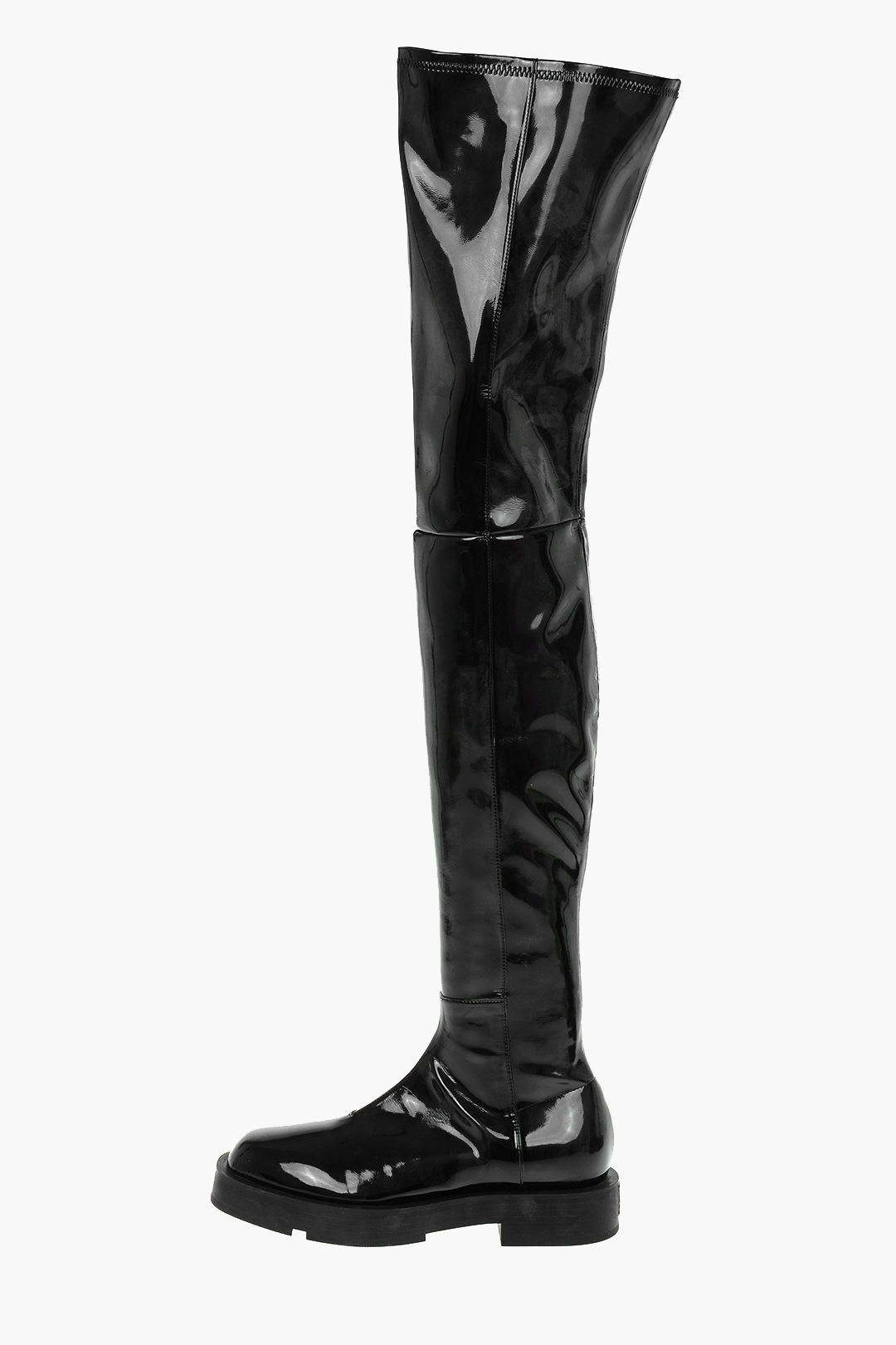 Givenchy Polished Faux Leather Thigh Boots with Squared Toe women - Glamood  Outlet