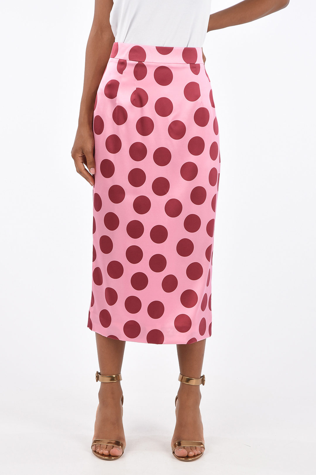 dolce gabbana polka dot skirt