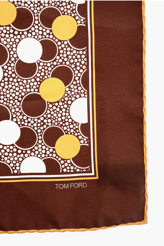 Tom Ford polka dots silk Handkerchief men - Glamood Outlet