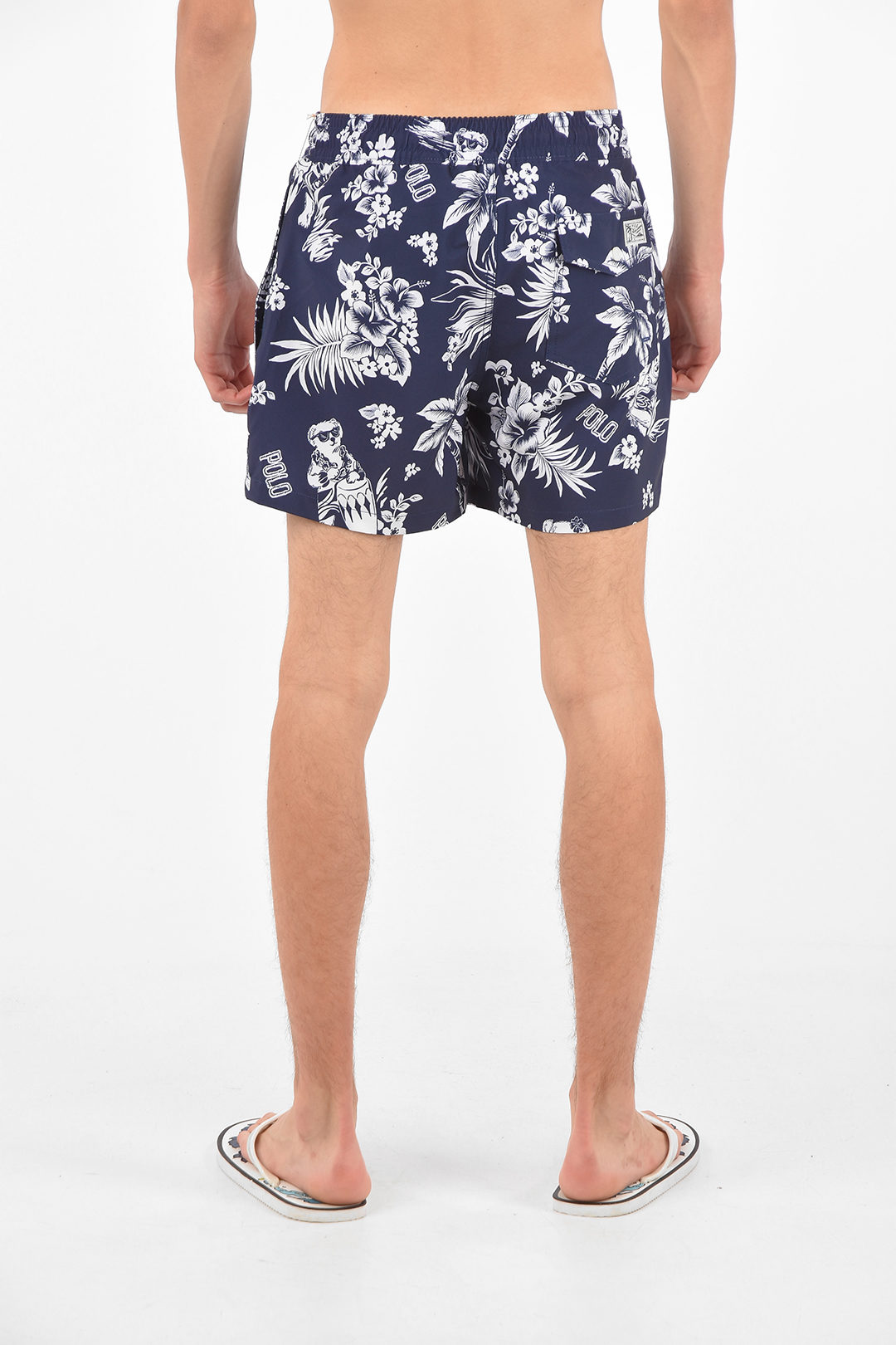 Polo floral swim store trunks