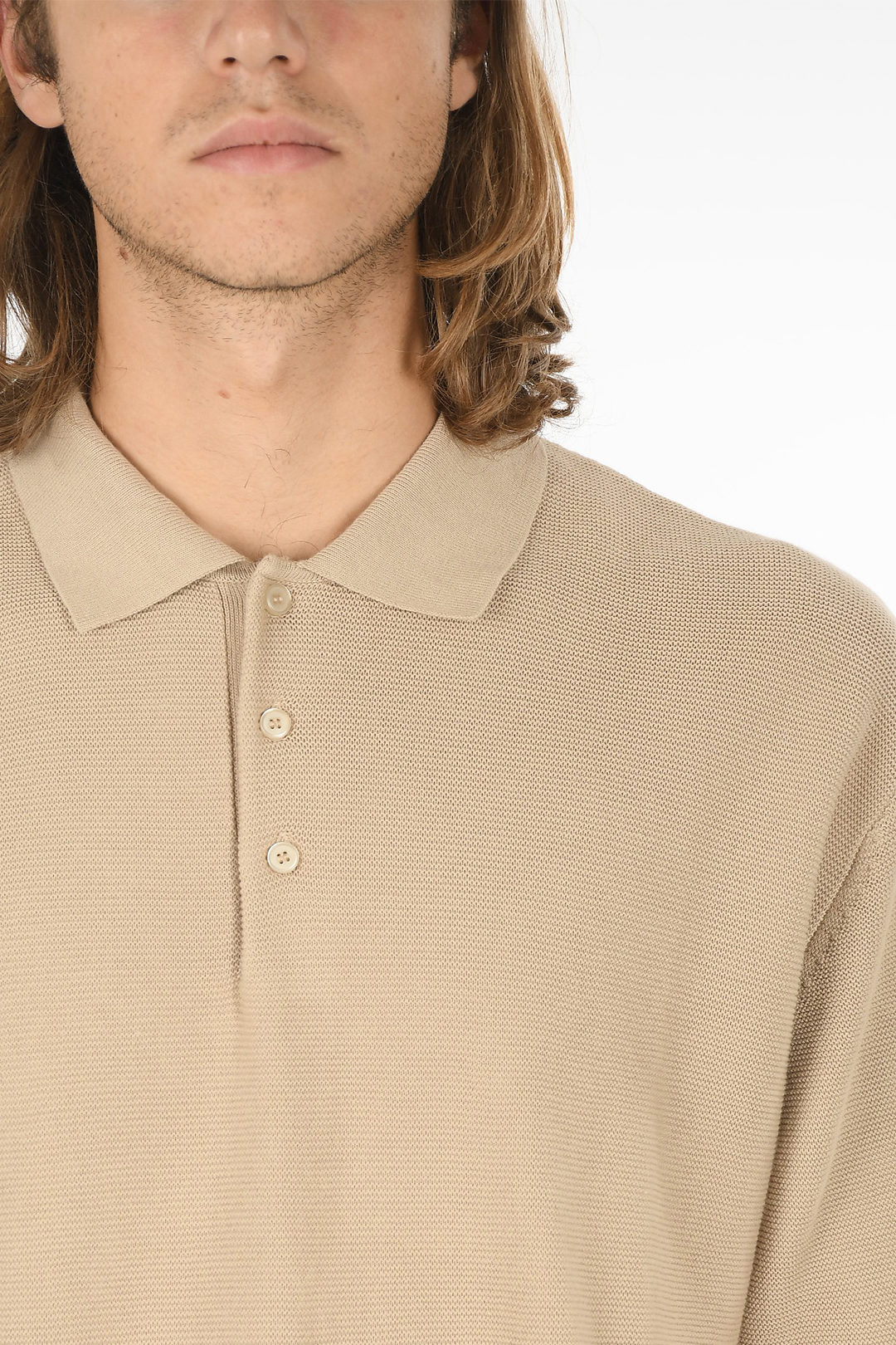Samsoe Samsoe Polo Neck Short Sleeve 3 Buttons LEON Sweater men - Glamood  Outlet