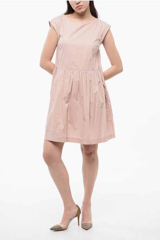 Woolrich Popeline Cotton Sleeveless Dress