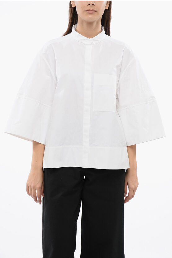 Jil Sander Poplin Shirt With Hidden Placket