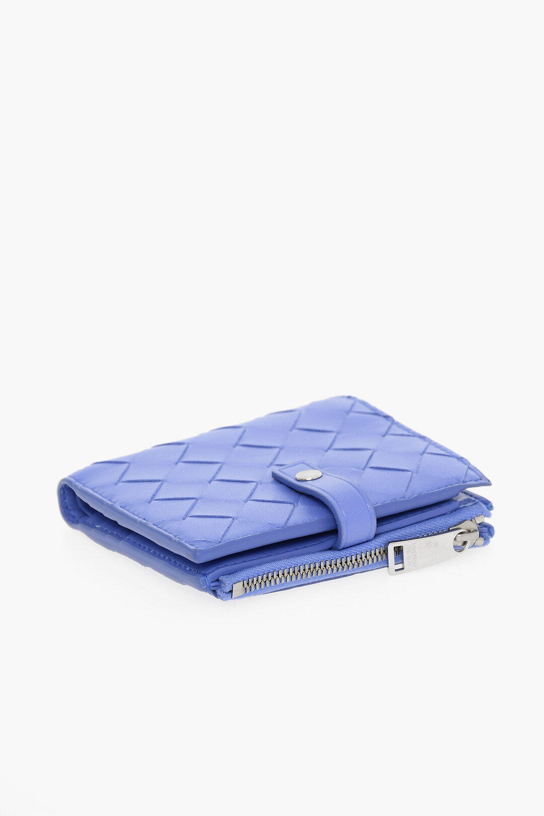 Pochette In Pelle Intrecciata Con Pattina Frontale E Catena Colore Red - Rosso Hardware Gold - Foto 6