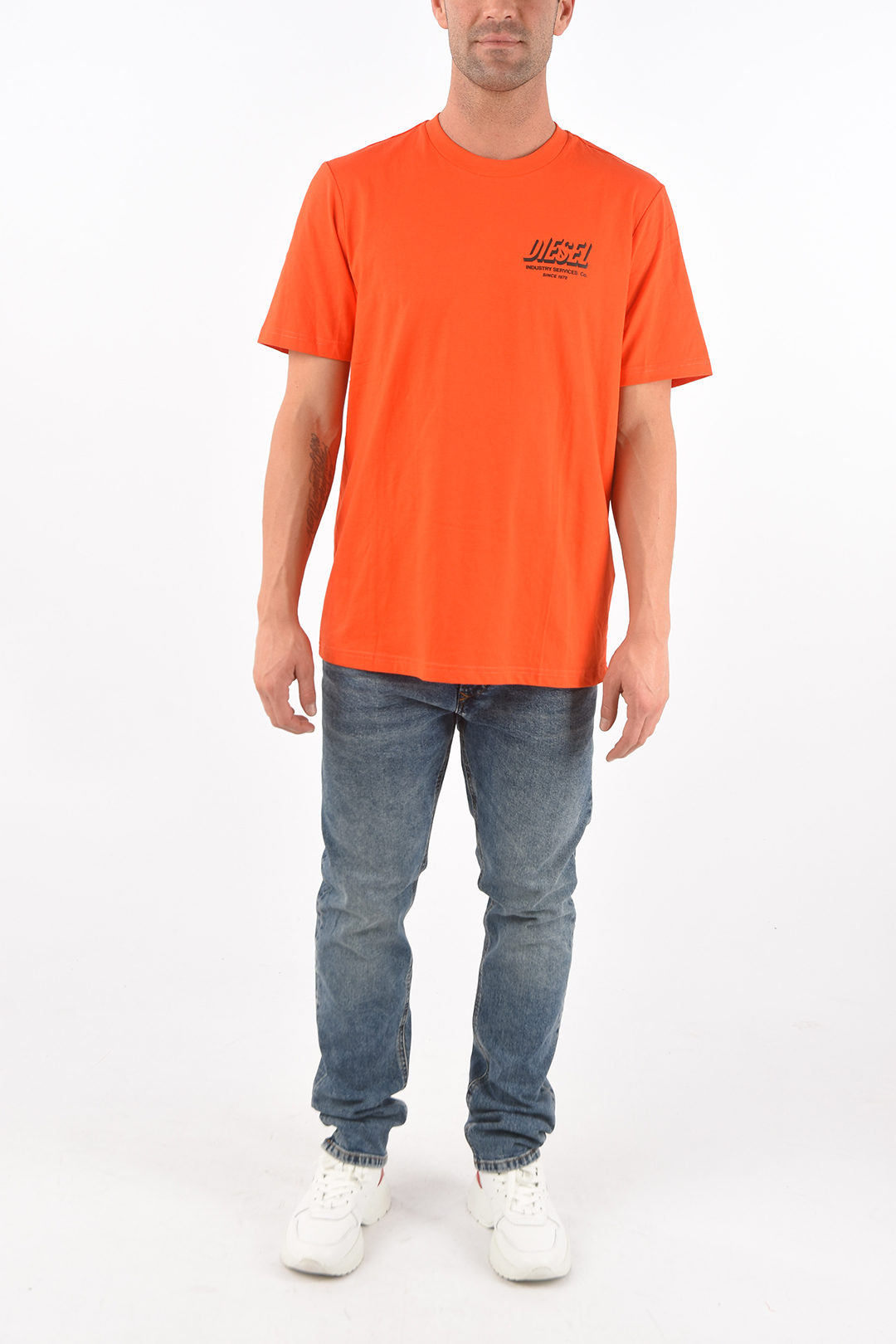 Diesel printed back T-JUST-A33 crew-neck t-shirt men