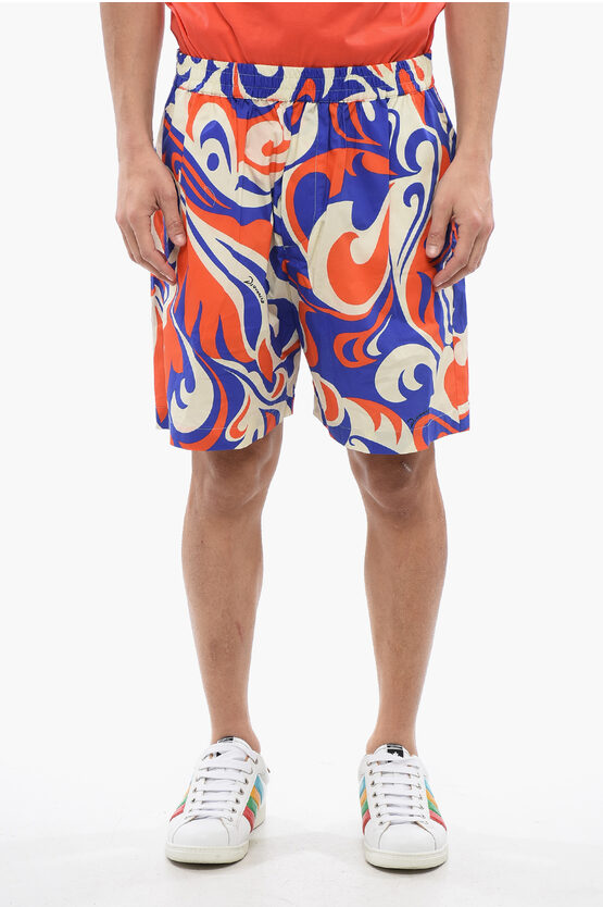 DSQUARED2 PRINTED BEACH WAVES SHORTS