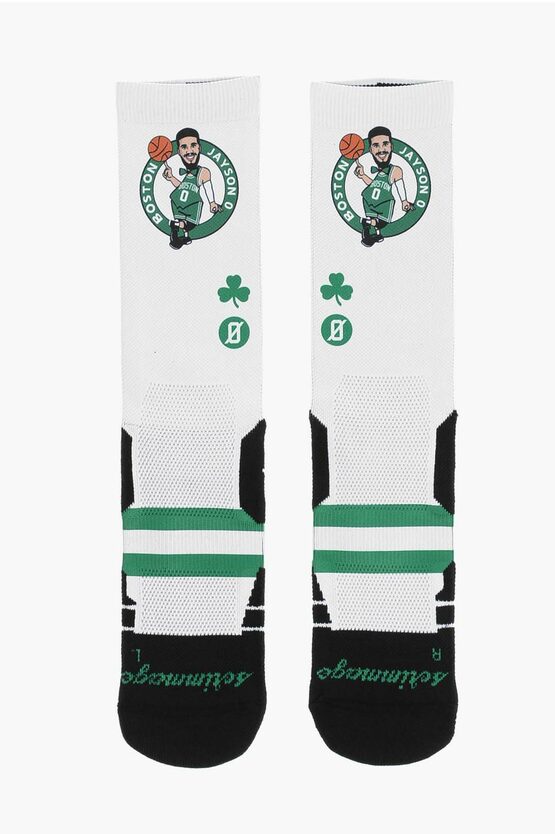 Scrimmage Babies' Printed Boston Jayson Long Socks In White
