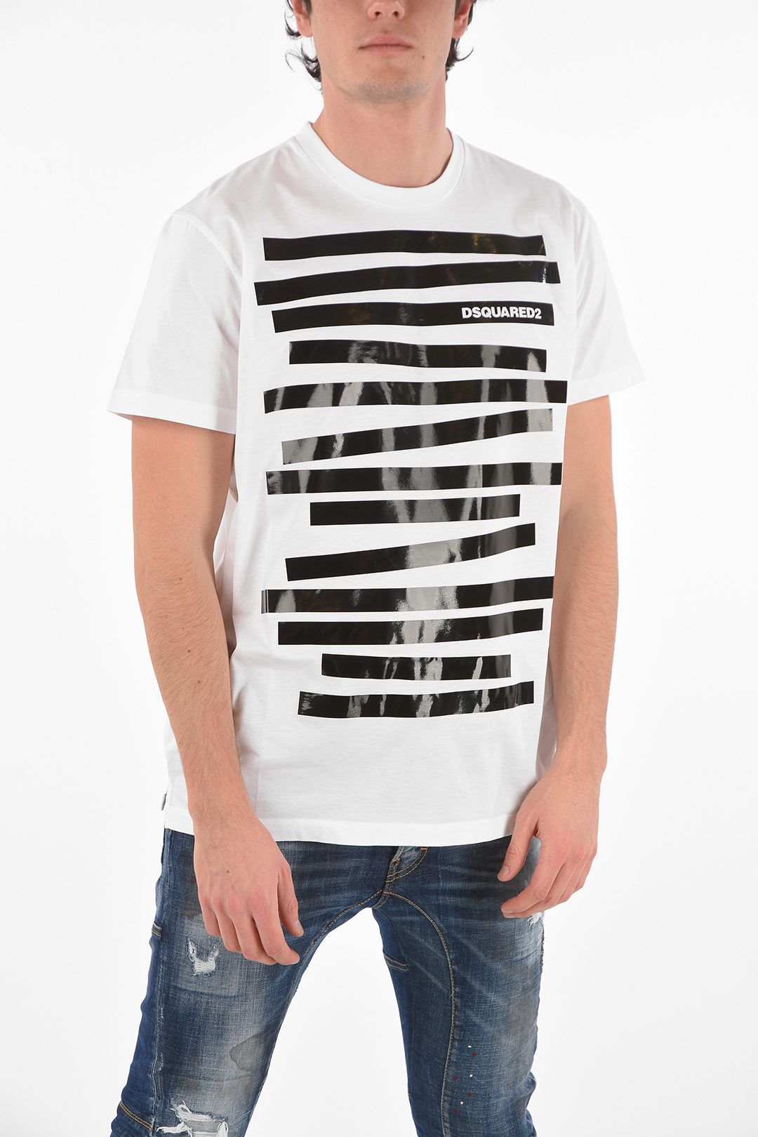 Dsquared2 printed CIGARETTE FIT T-Shirt 