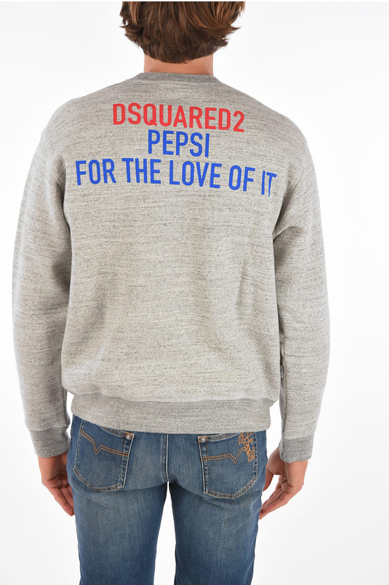 Dsquared2 Printed Crew-Neck PEPSI Sweatshirt men - Glamood