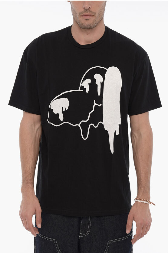 Westfall Printed Crew-neck T-shirt In Black