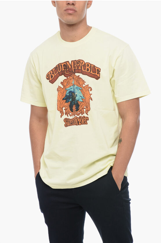 Shop Bluemarble Printed Crew-neck T-shirt