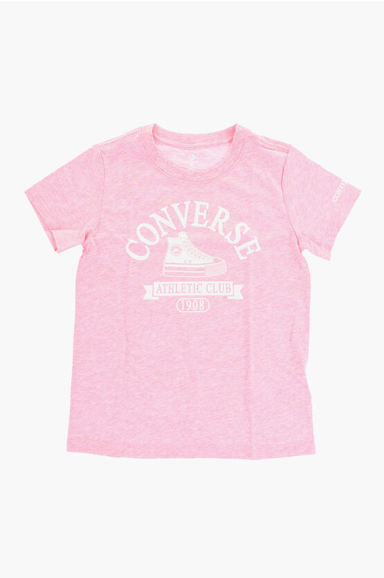 Printed Crew-Neck T… - image