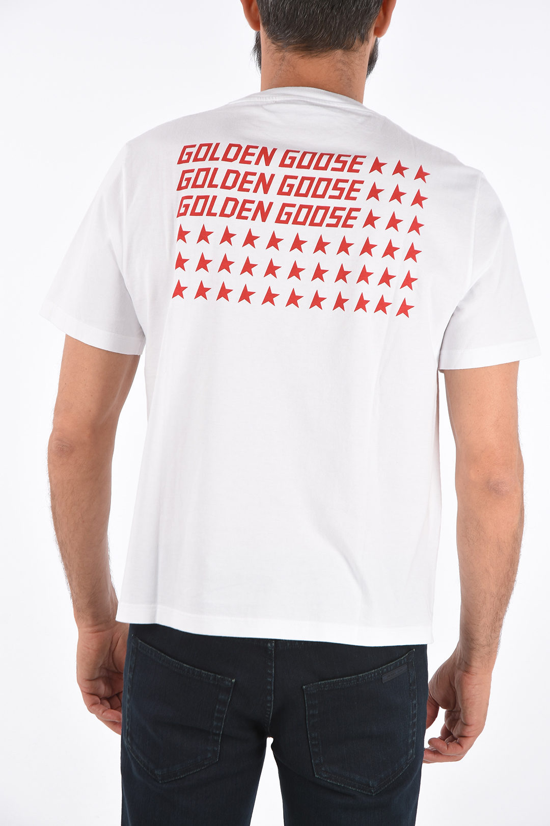Golden Goose printed t-shirt men - Glamood Outlet