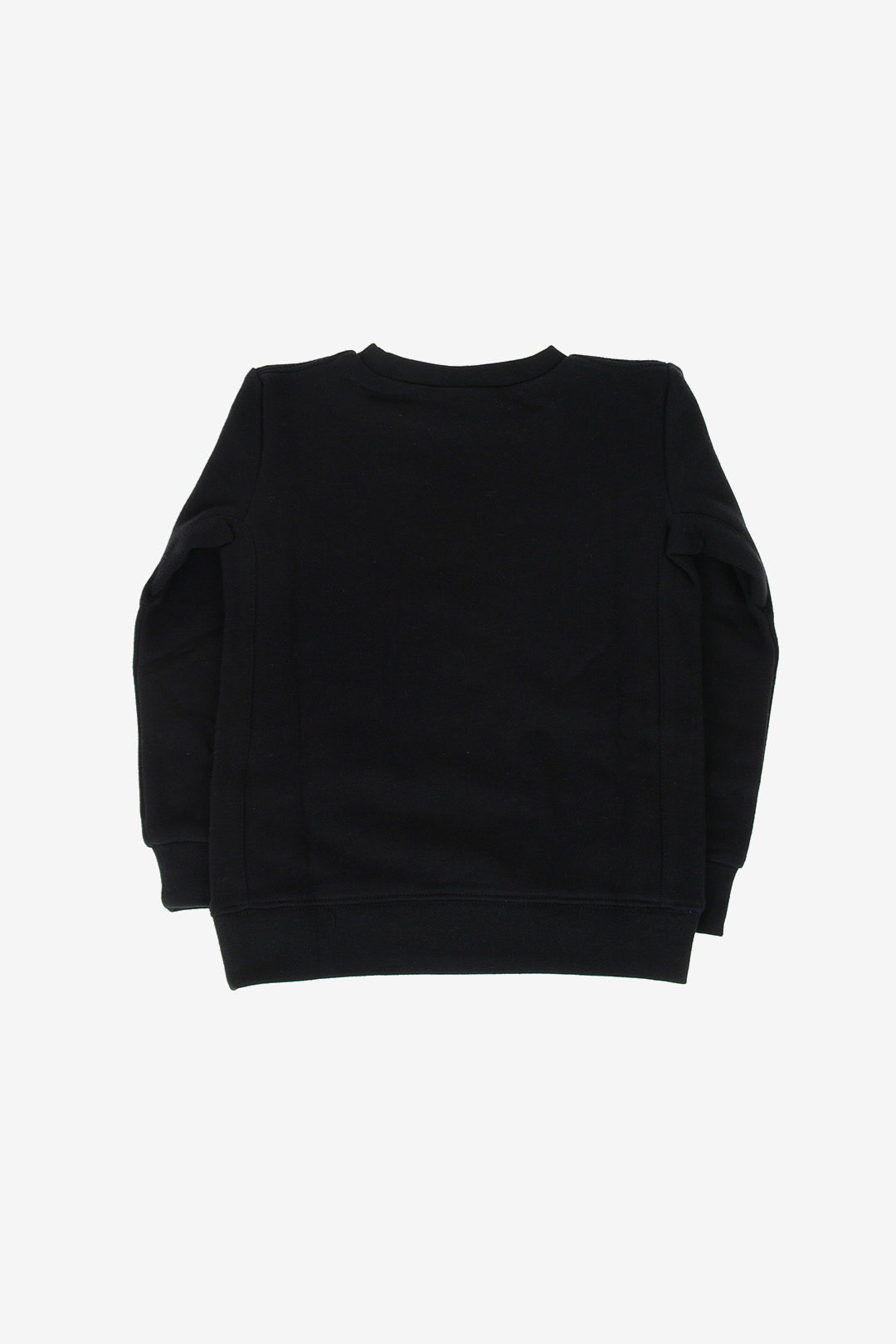Boys Printed Round Neck Sweatshirt - Black