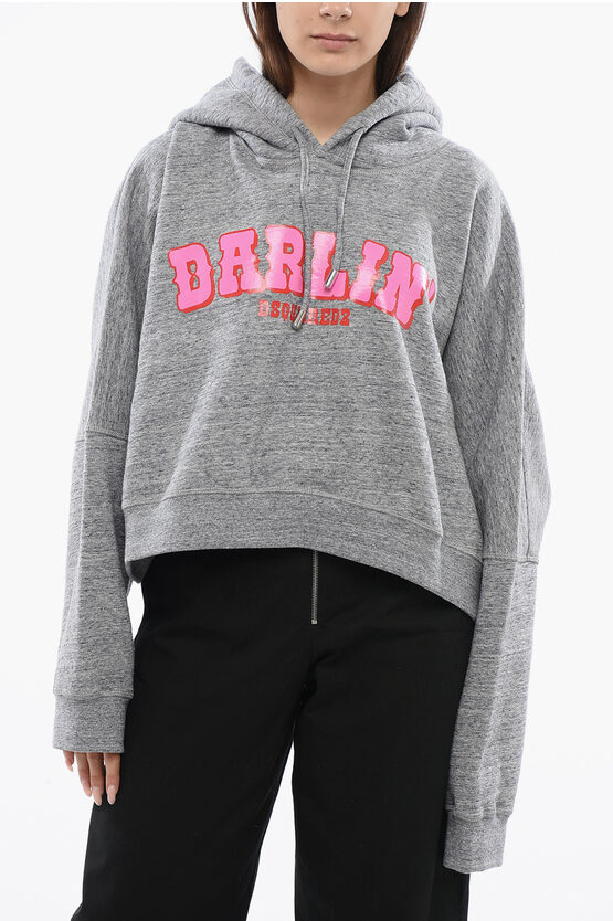 Dsquared2 Printed Darlin Melange Hoodie