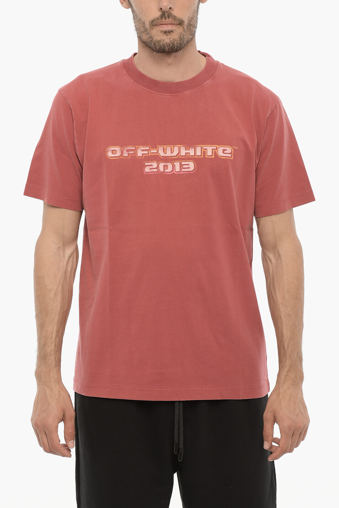 Off-White Printed DIGIT BACCHUS Crew-neck T-Shirt men
