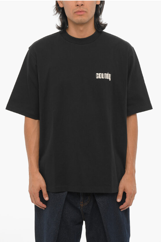 Marcelo Burlon County Of Milan Printed Disco God Crew-neck T-shirt