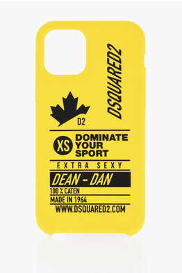 DSQUARED2 iPhoneケース Leaf iPhone11Pro Cover Dominate Sport Dsquared2 Printed DOMINATE YOUR SPORT Iphone 11 PRO Case men