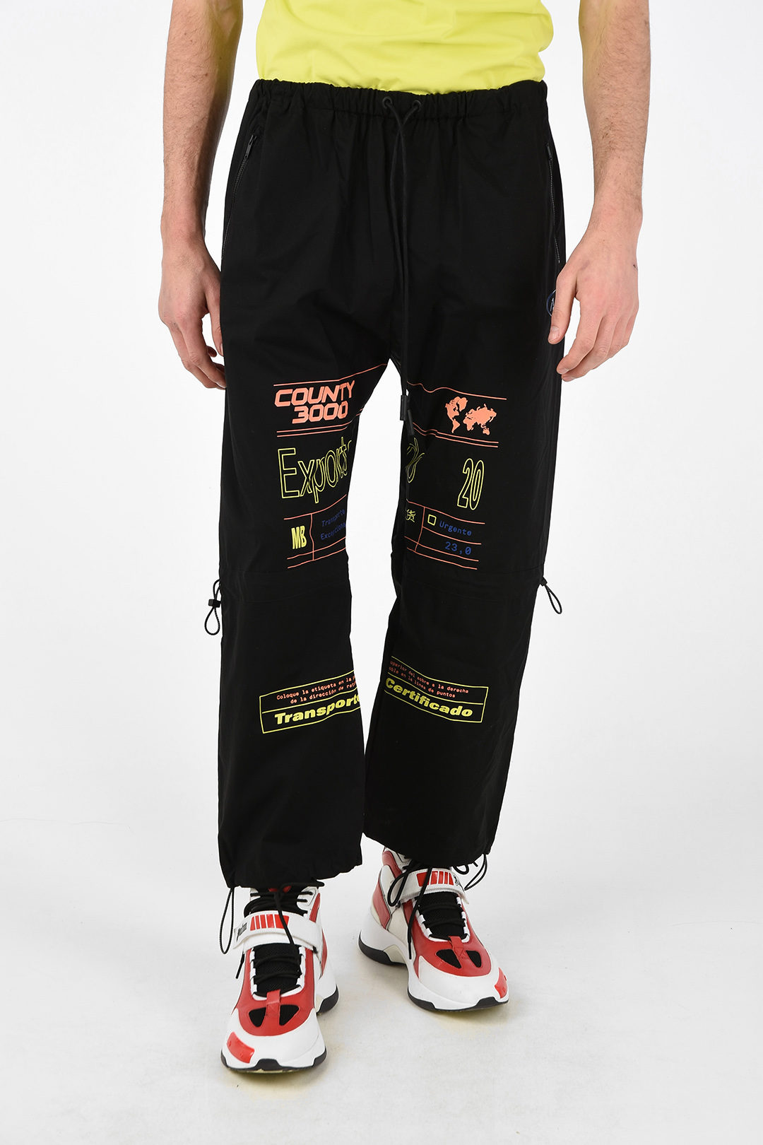 Printed drawstring pants Clearance