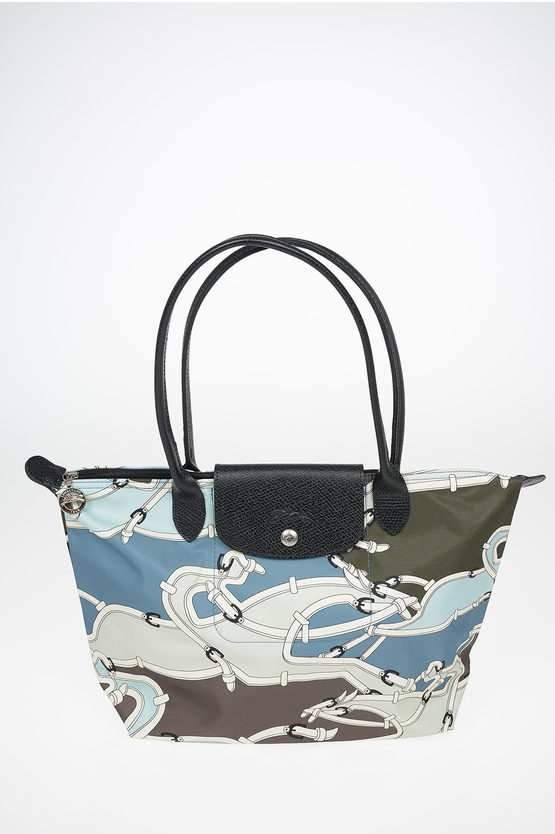 Longchamp Coated Canvas Mini Tote Bag with Floral Embroideries women -  Glamood Outlet