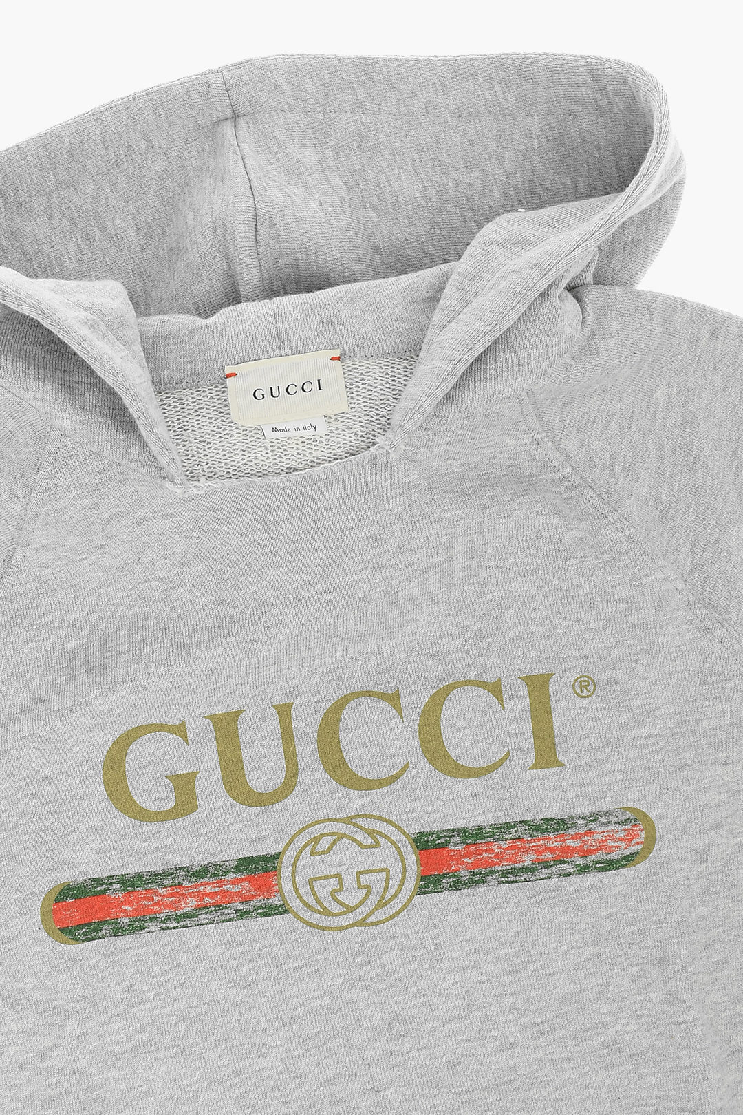 Gucci Kids Children's sweatshirt with Gucci stripe Grey