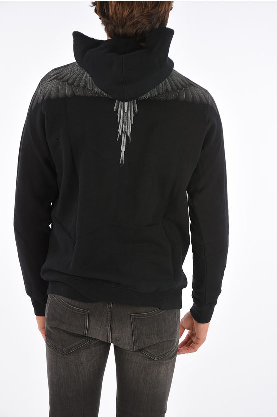 Marcelo Burlon printed hoodie sweatshirt men - Glamood Outlet