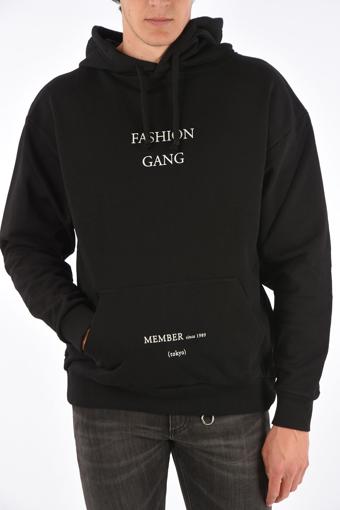 パーカー・フーディ IH NOM UH NIT Men Hoodies NUS25252 009 Black Ih Nom Uh Nit IH NOM UH NIT Men Hoodies NUS25252 009 Black