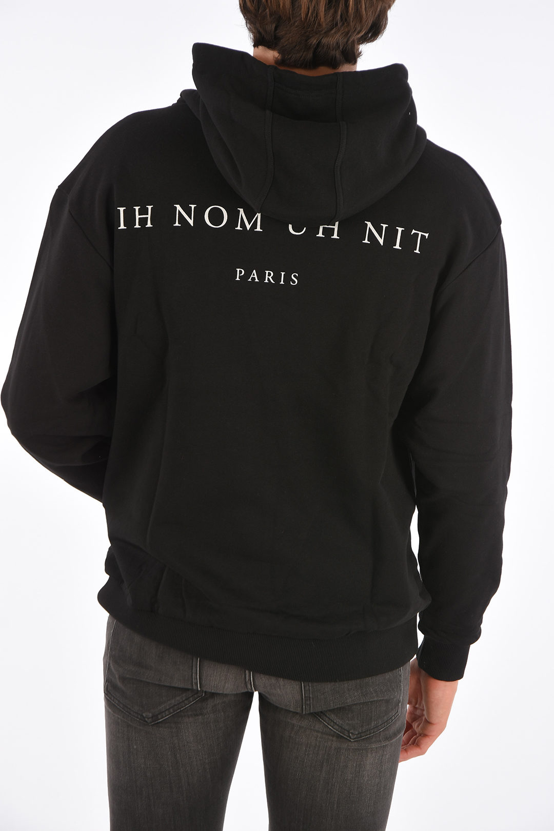 パーカー・フーディ IH NOM UH NIT SS25 HOODIE (NUS25264 009) Ih Nom Uh Nit printed hoodie sweatshirt men - Glamood Outlet