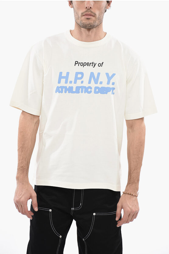 Heron Preston Printed Hpny 23 Cotton T-shirt In White